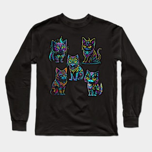 Cats "Alebrijes" Long Sleeve T-Shirt